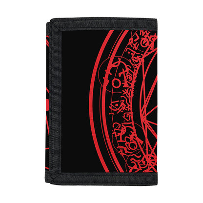 Magic Pentagram Symbol Print Trifold Wallet