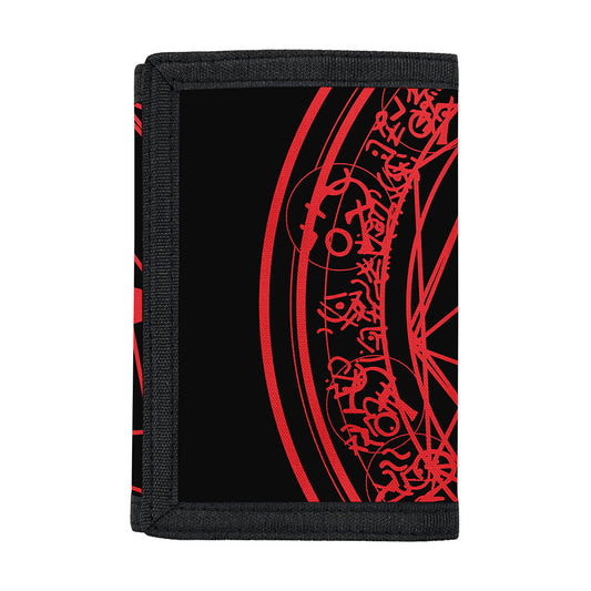 Magic Pentagram Symbol Print Trifold Wallet