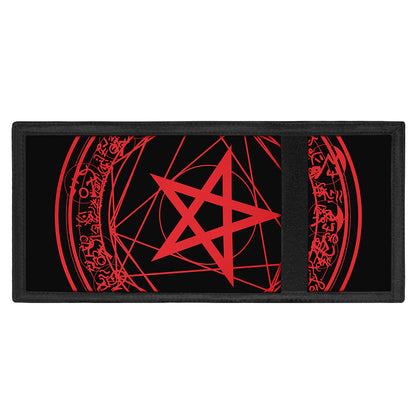 Magic Pentagram Symbol Print Trifold Wallet