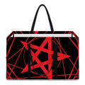 Magic Pentagram Symbol Print Utility Tote Bag
