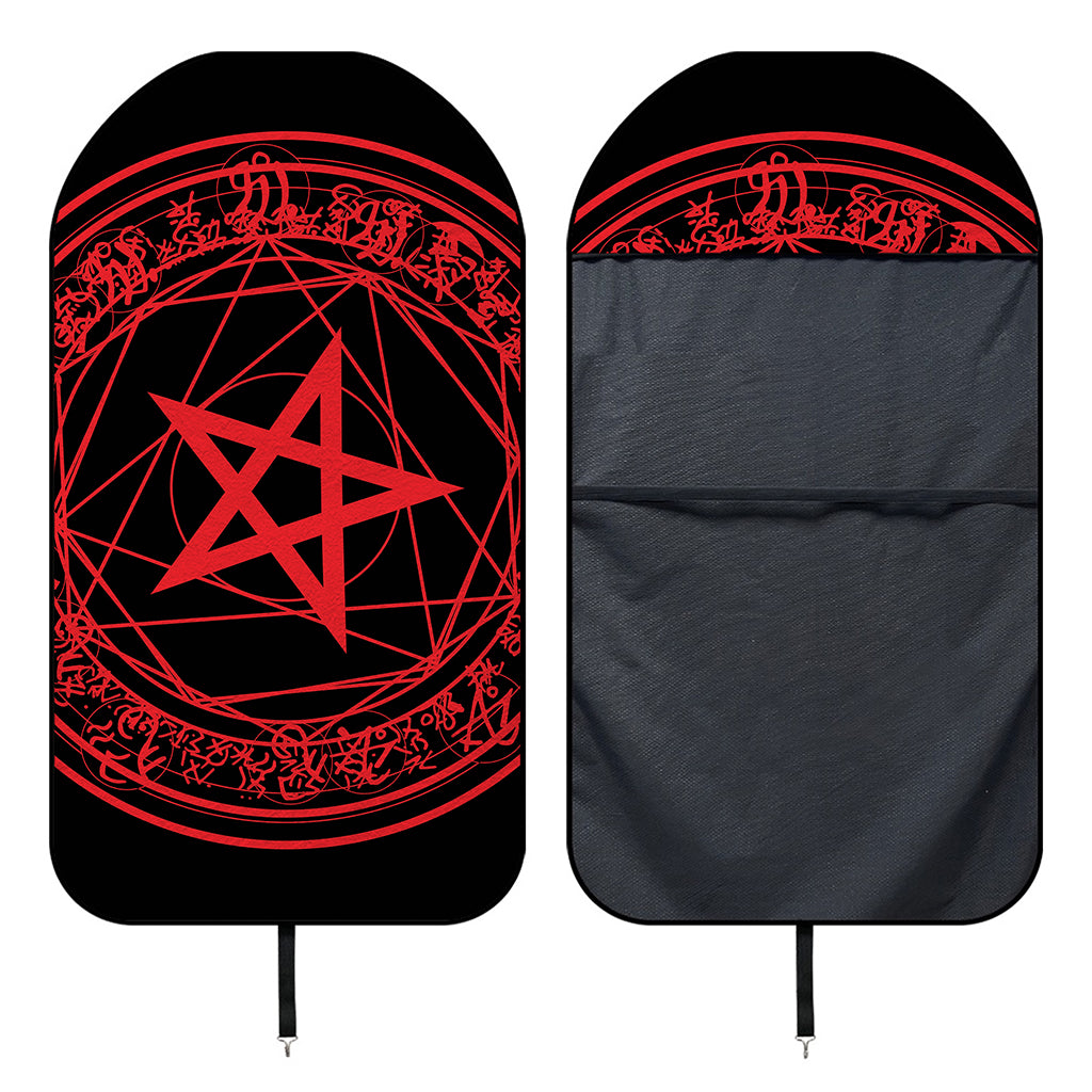 Magic Pentagram Symbol Print Waterproof Car Seat Cover