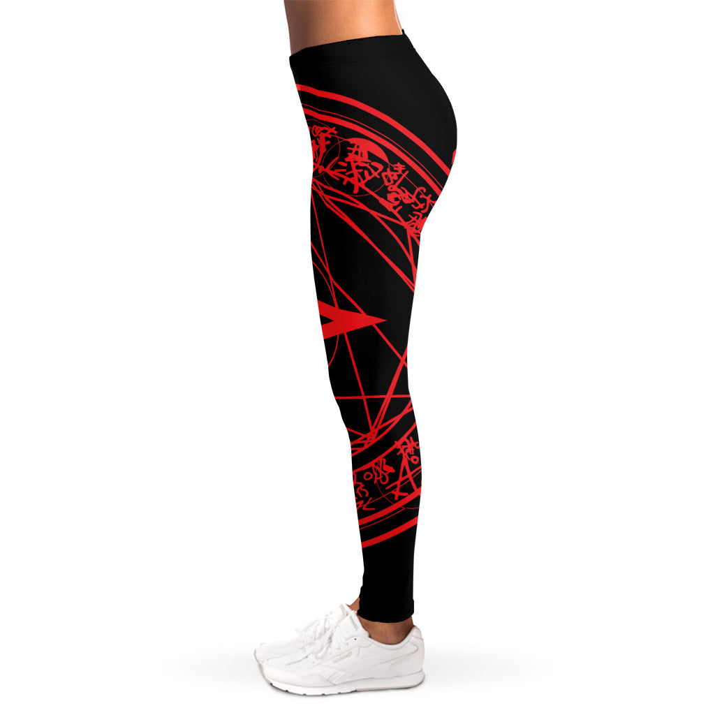 Magic Pentagram Symbol Print Women's Leggings