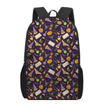 Magic Wizard Pattern Print 17 Inch Backpack