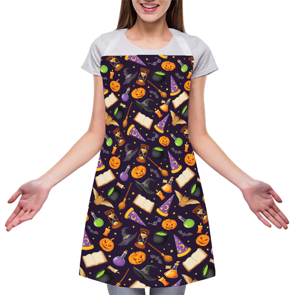 Magic Wizard Pattern Print Adjustable Apron