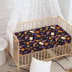 Magic Wizard Pattern Print Baby Crib Sheet