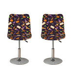 Magic Wizard Pattern Print Bar Stool Covers