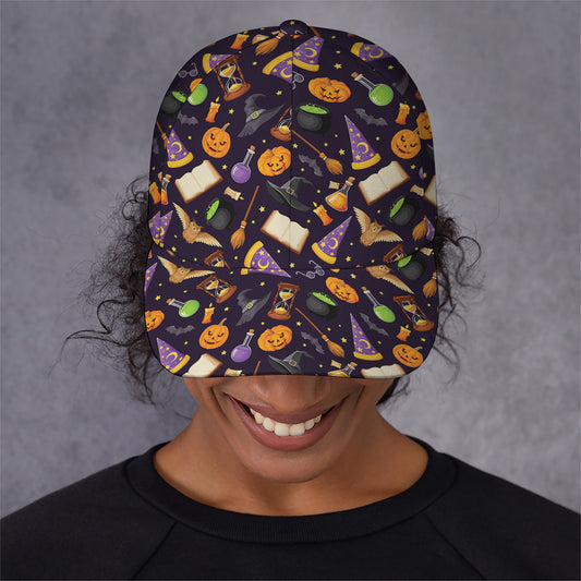 Magic Wizard Pattern Print Baseball Cap