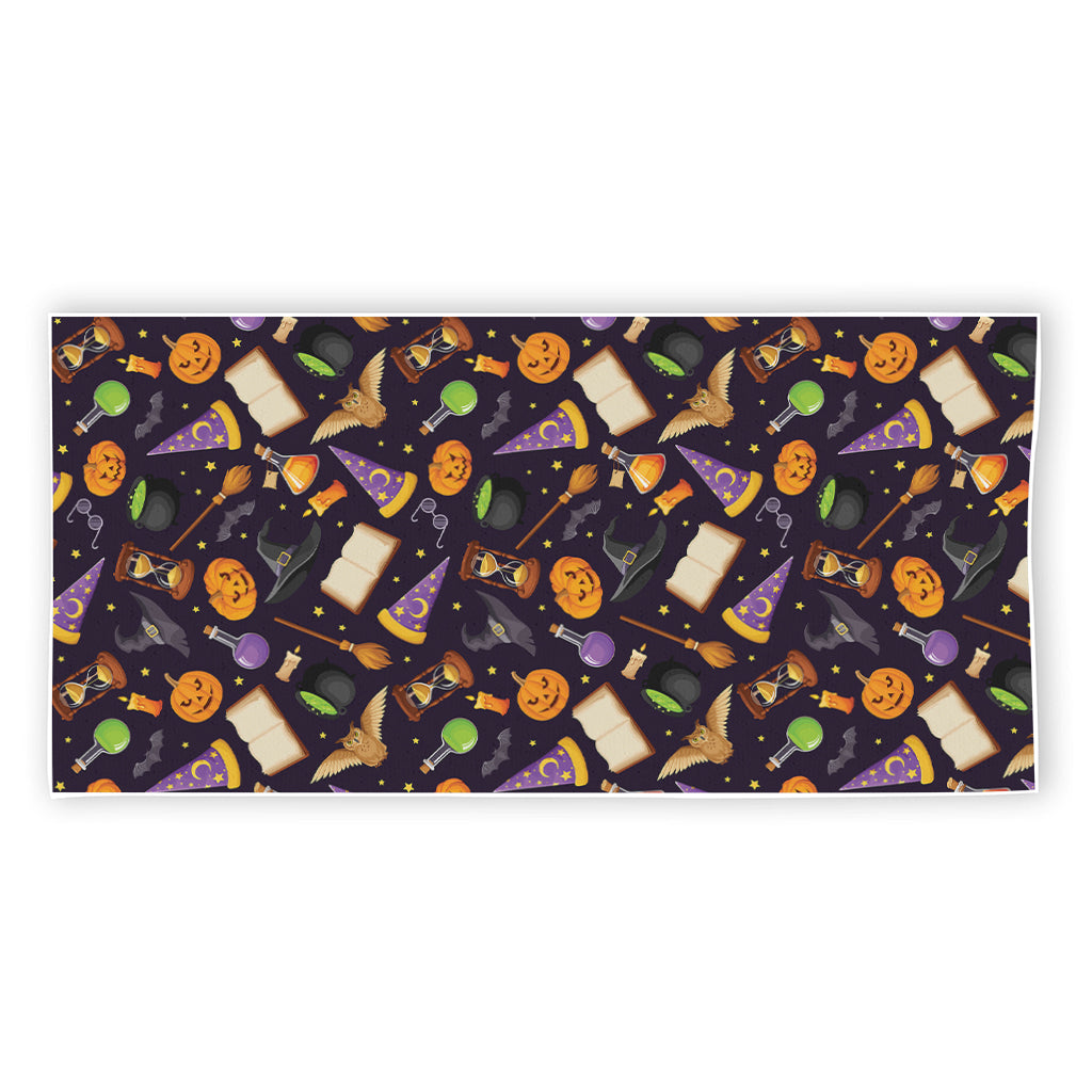 Magic Wizard Pattern Print Beach Towel