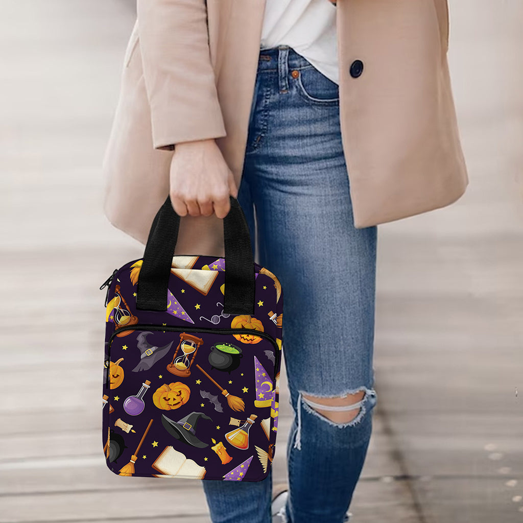 Magic Wizard Pattern Print Bible Tote Bag