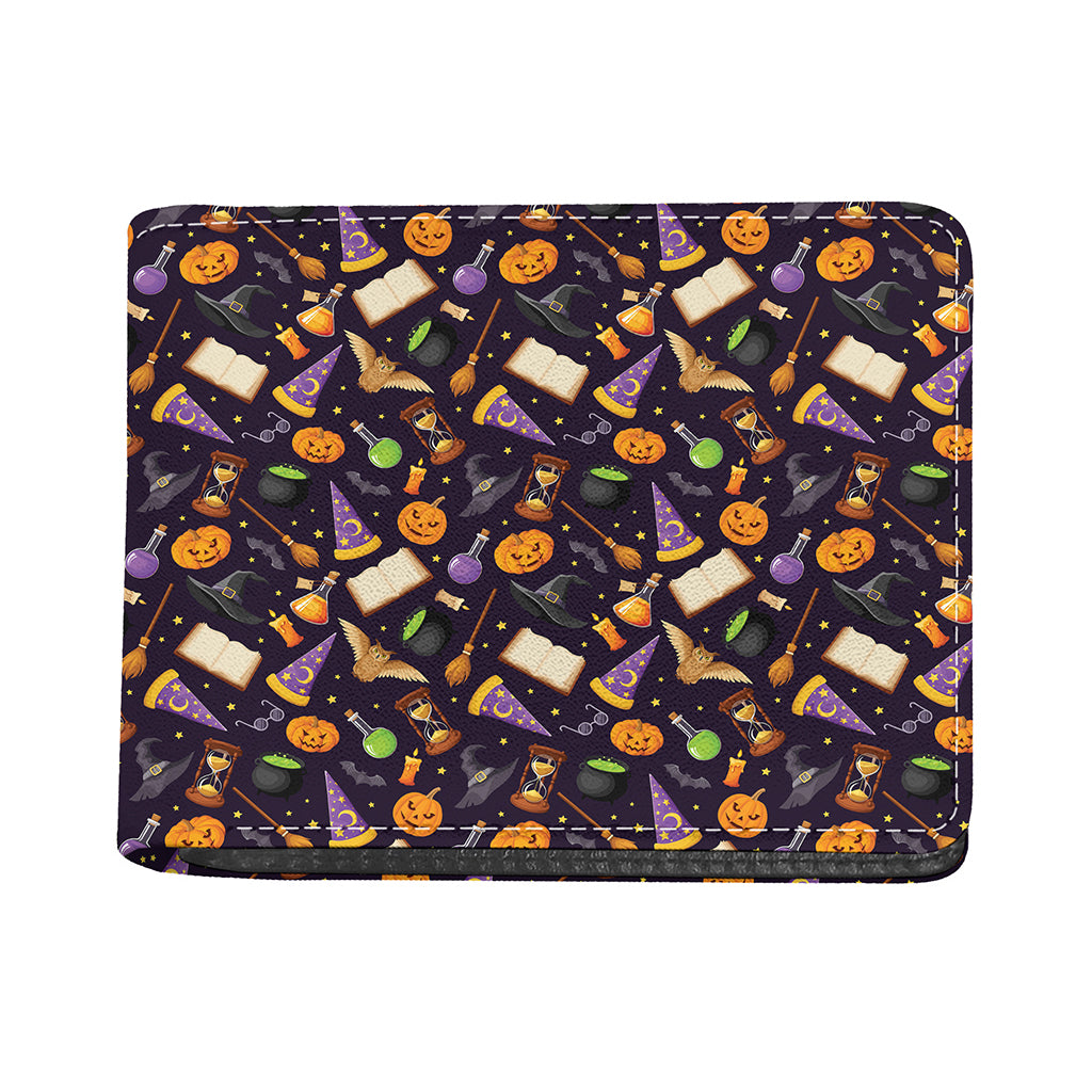 Magic Wizard Pattern Print Bifold Wallet