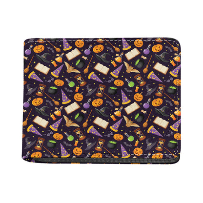 Magic Wizard Pattern Print Bifold Wallet