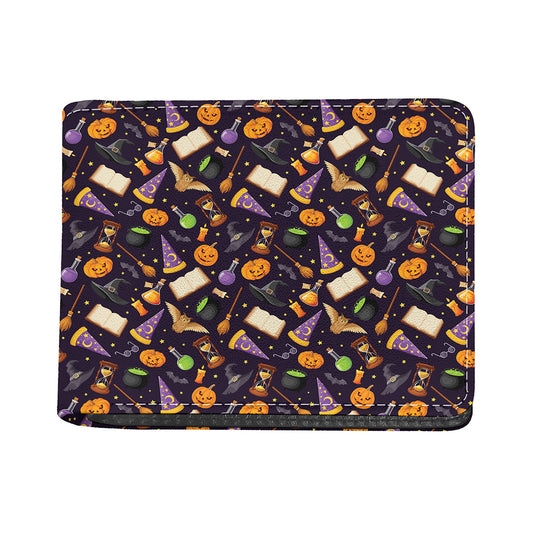 Magic Wizard Pattern Print Bifold Wallet