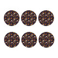 Magic Wizard Pattern Print Coaster Set