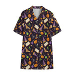 Magic Wizard Pattern Print Cotton Hawaiian Shirt