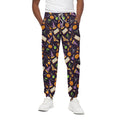 Magic Wizard Pattern Print Cotton Sweatpants