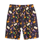 Magic Wizard Pattern Print Cotton Shorts