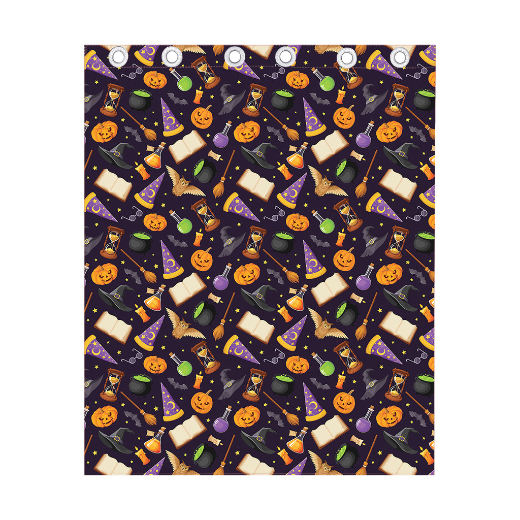 Magic Wizard Pattern Print Curtain