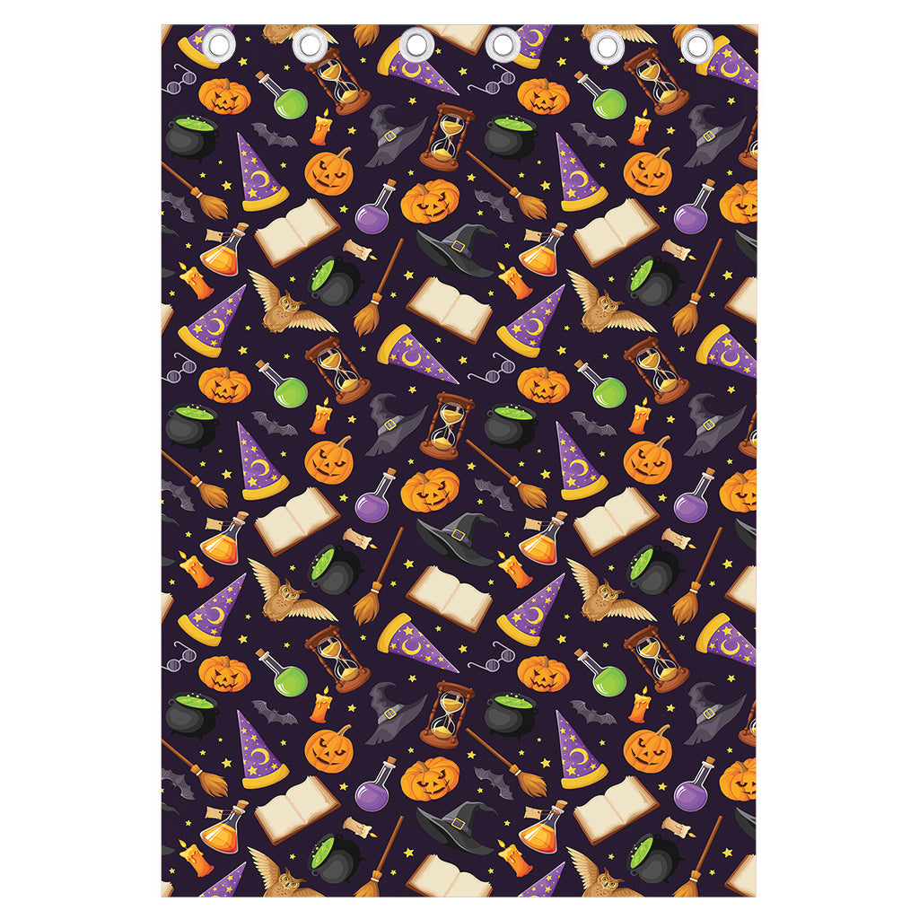Magic Wizard Pattern Print Curtain