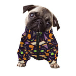 Magic Wizard Pattern Print Dog Zip Up Jacket