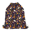 Magic Wizard Pattern Print Drawstring Bag