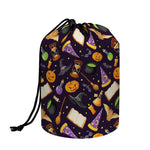 Magic Wizard Pattern Print Drawstring Makeup Bag