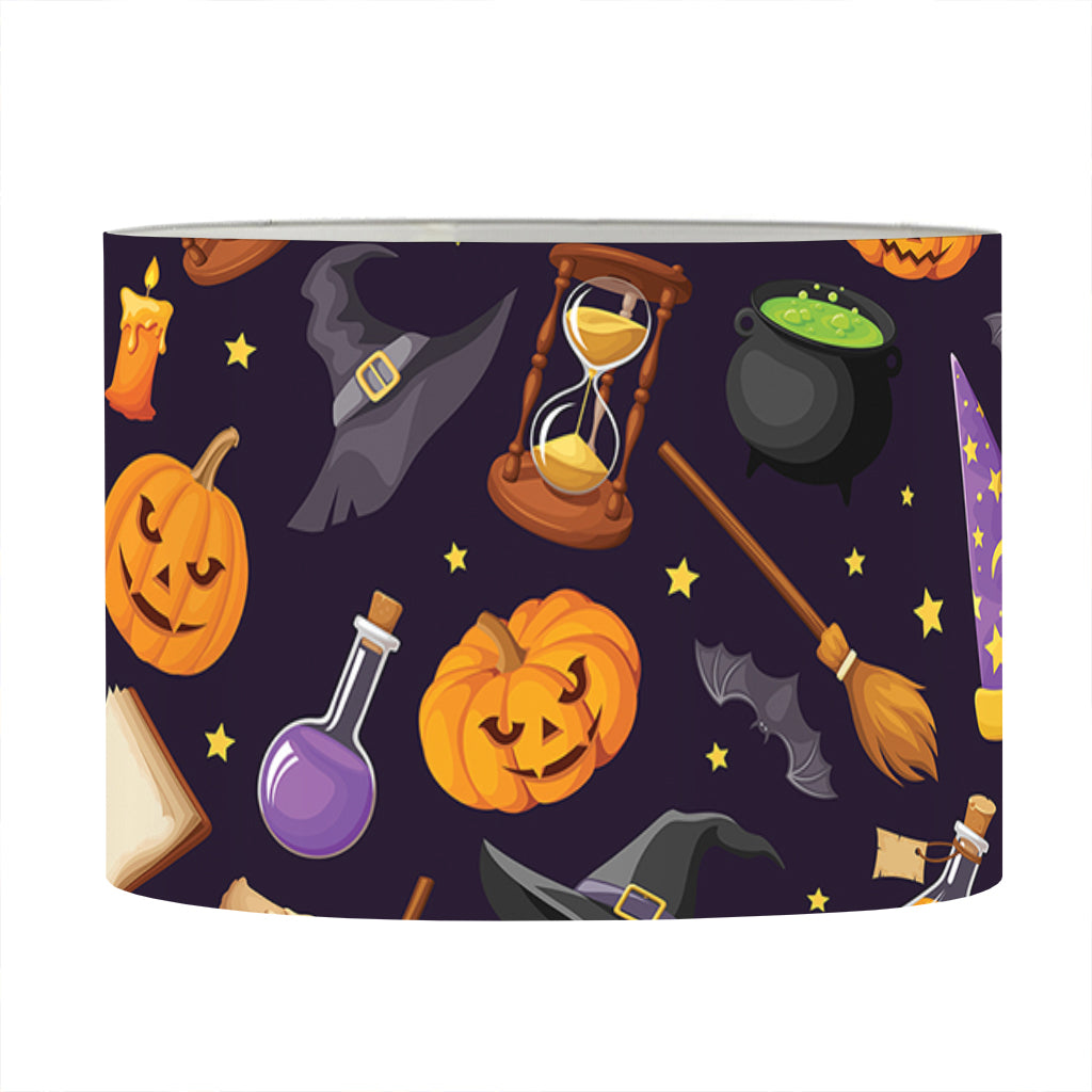 Magic Wizard Pattern Print Drum Lamp Shade