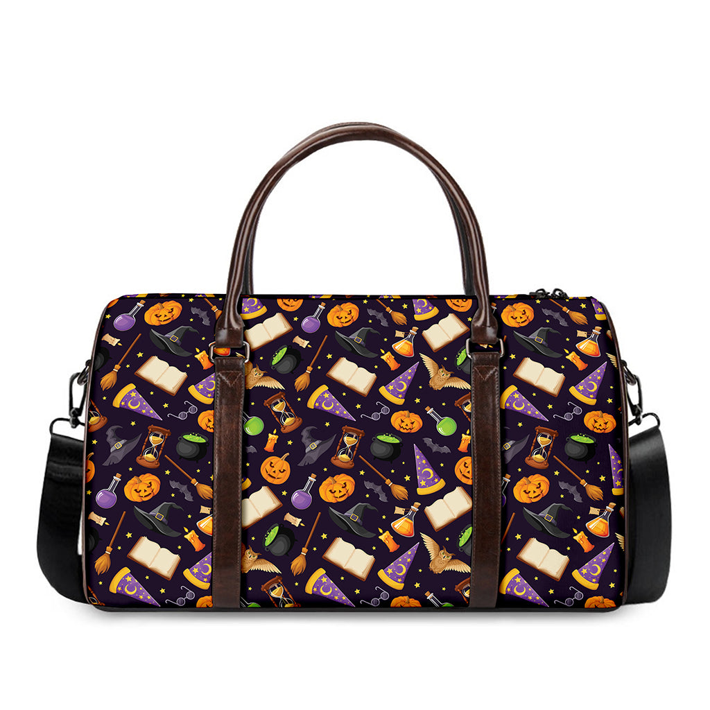 Magic Wizard Pattern Print Duffle Bag