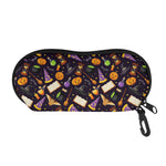Magic Wizard Pattern Print Glasses Case