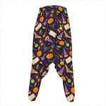 Magic Wizard Pattern Print Hammer Pants