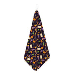 Magic Wizard Pattern Print Hand Towel