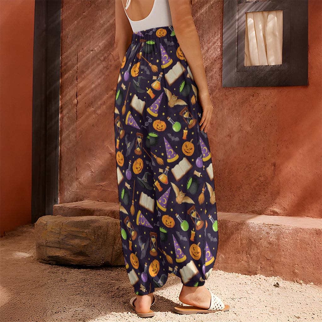Magic Wizard Pattern Print Harem Pants