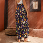 Magic Wizard Pattern Print Harem Pants