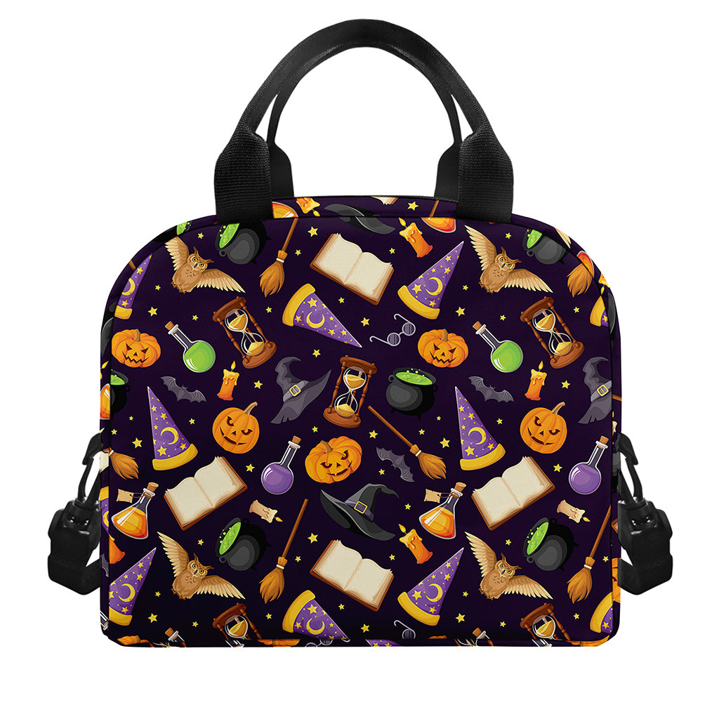 Magic Wizard Pattern Print Insulated Lunch Bag