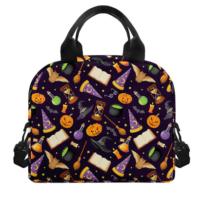 Magic Wizard Pattern Print Insulated Lunch Bag