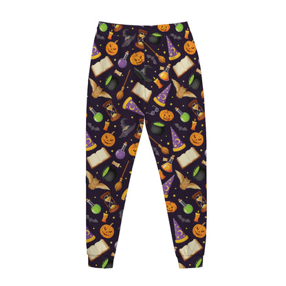 Magic Wizard Pattern Print Jogger Pants