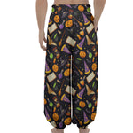 Magic Wizard Pattern Print Lantern Pants