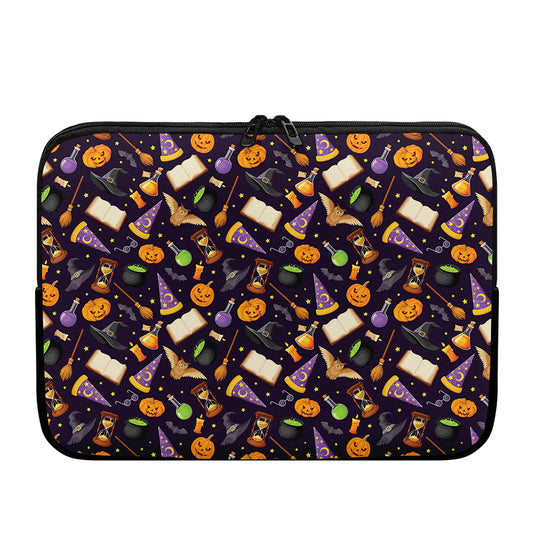 Magic Wizard Pattern Print Laptop Sleeve