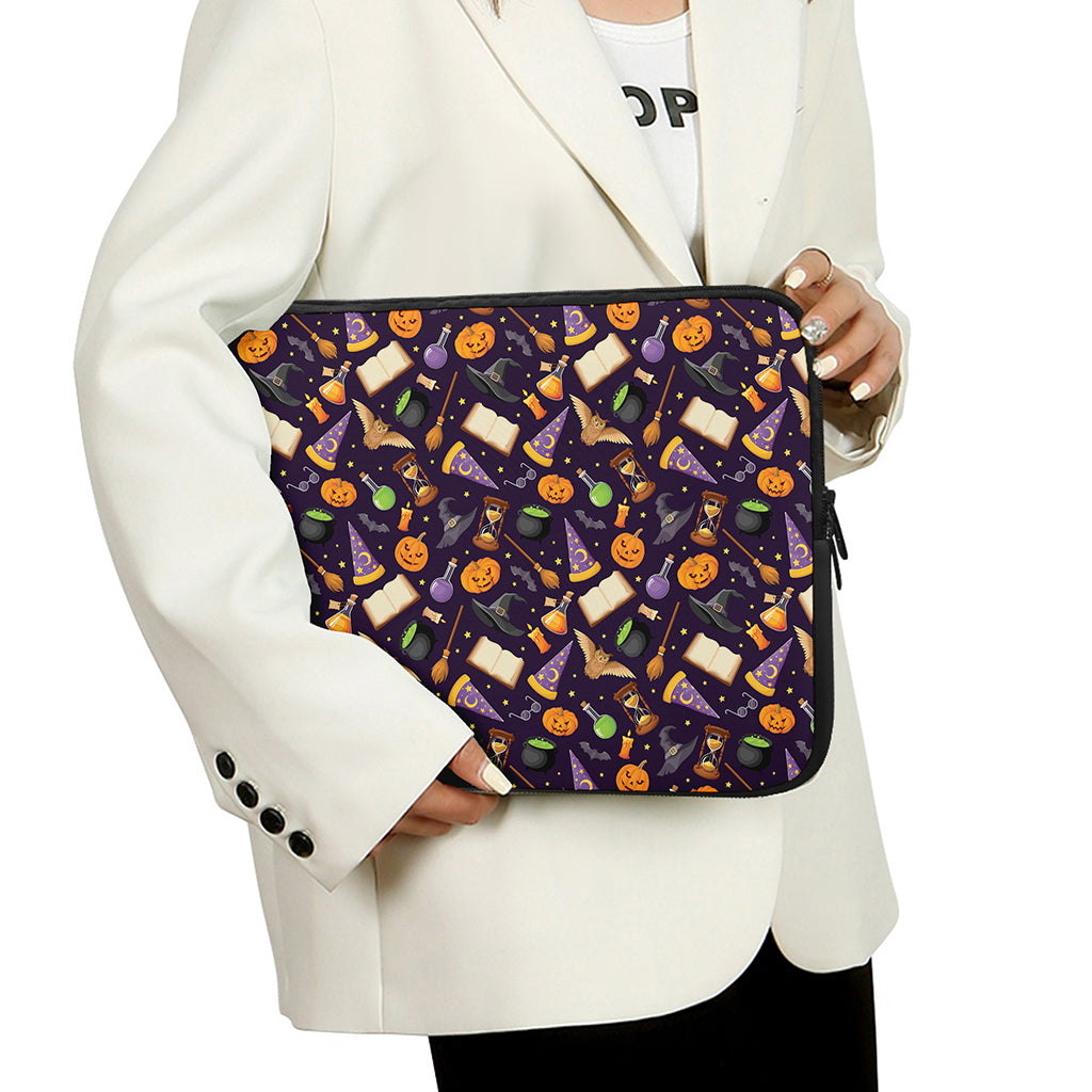 Magic Wizard Pattern Print Laptop Sleeve