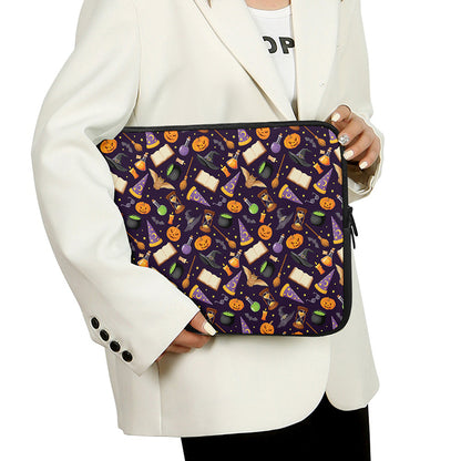 Magic Wizard Pattern Print Laptop Sleeve