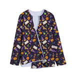 Magic Wizard Pattern Print Long Sleeve Short Coat