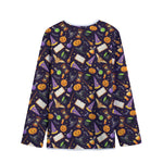 Magic Wizard Pattern Print Long Sleeve Short Coat