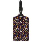 Magic Wizard Pattern Print Luggage Tag