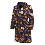 Magic Wizard Pattern Print Men's Bathrobe