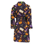 Magic Wizard Pattern Print Men's Bathrobe