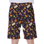 Magic Wizard Pattern Print Men's Beach Shorts