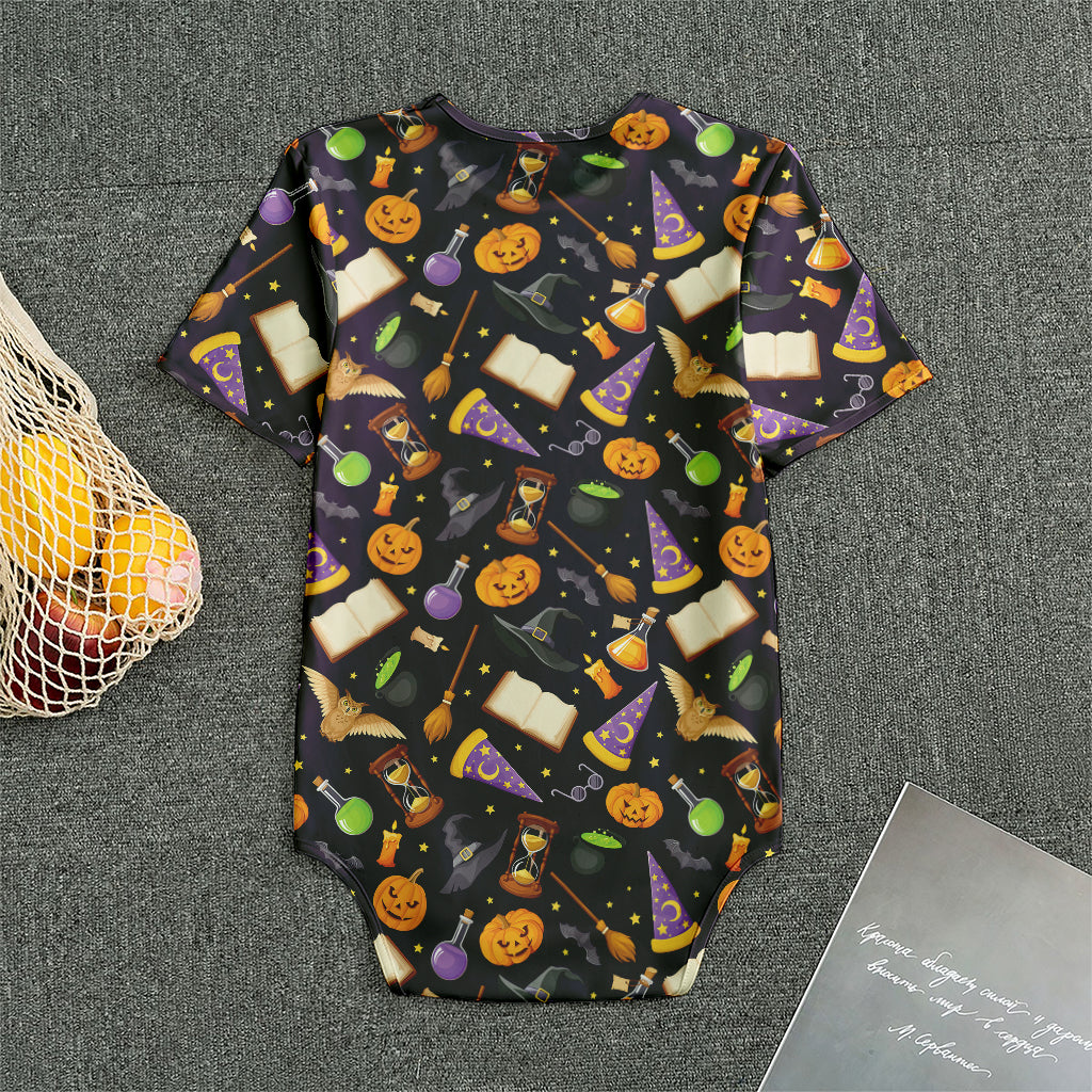 Magic Wizard Pattern Print Men's Bodysuit