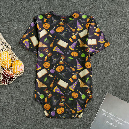 Magic Wizard Pattern Print Men's Bodysuit