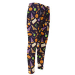 Magic Wizard Pattern Print Men's Compression Pants