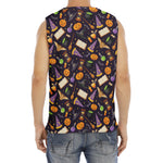 Magic Wizard Pattern Print Men's Fitness Tank Top