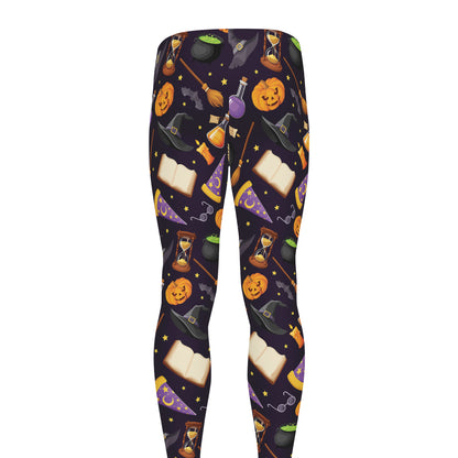 Magic Wizard Pattern Print Men's leggings